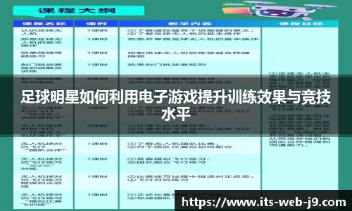 足球明星如何利用电子游戏提升训练效果与竞技水平